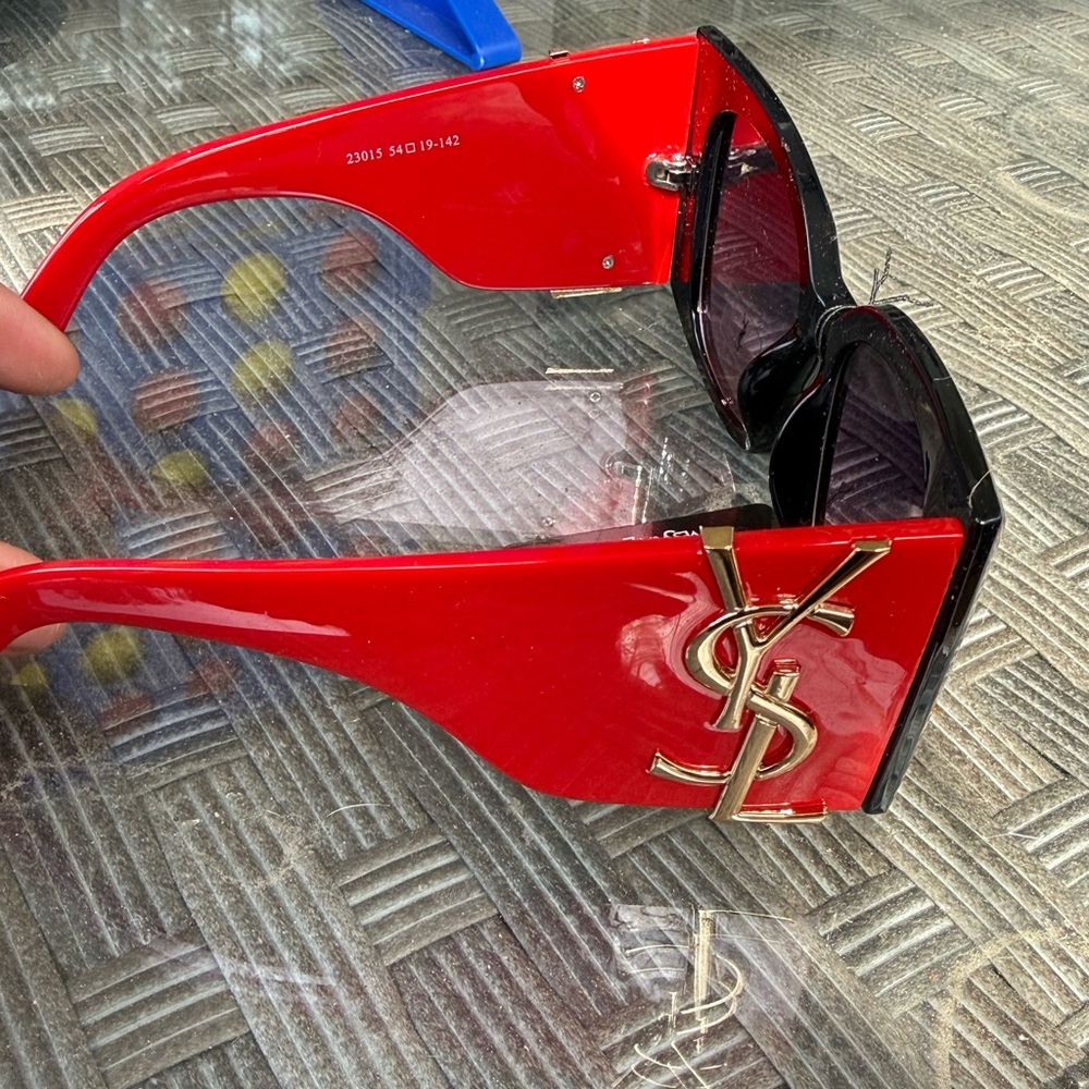 COPY Yves Saint Laurent Red Sunglasses